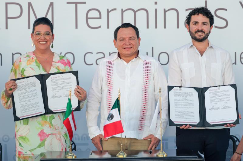 Yucatan se consolida como hub logistico internacional con inversion de apm terminals