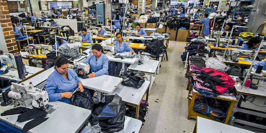 Industria manufacturera caida