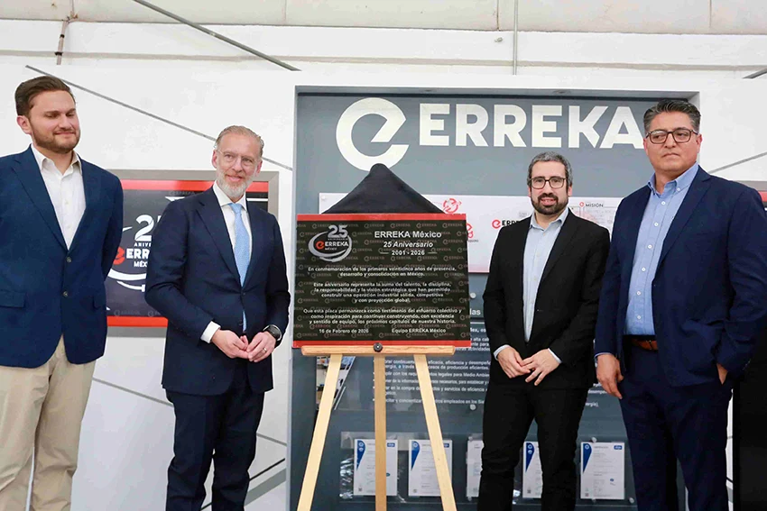 Erreka celebra 25 años de producción en México