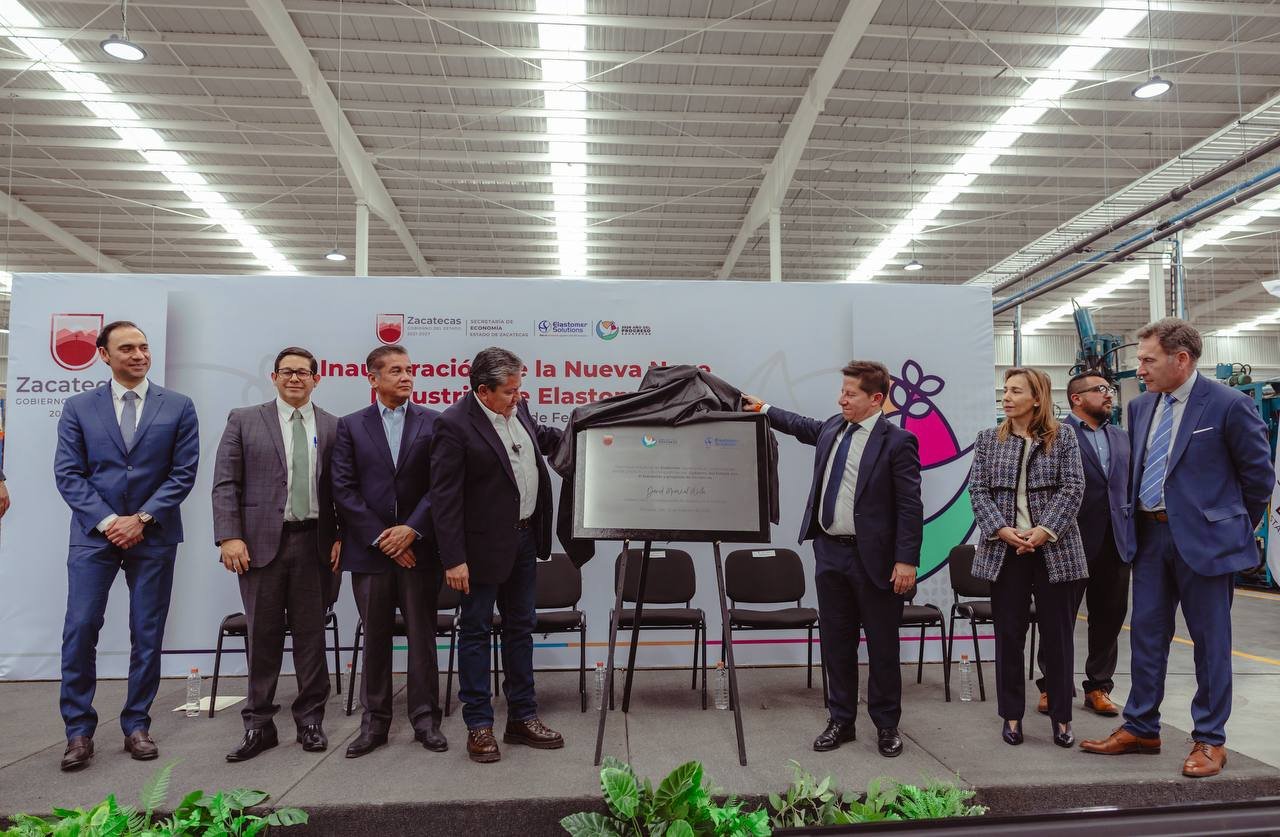 Elastomer Solutions impulsa la industria automotriz en Zacatecas con inversión de 15 mdd