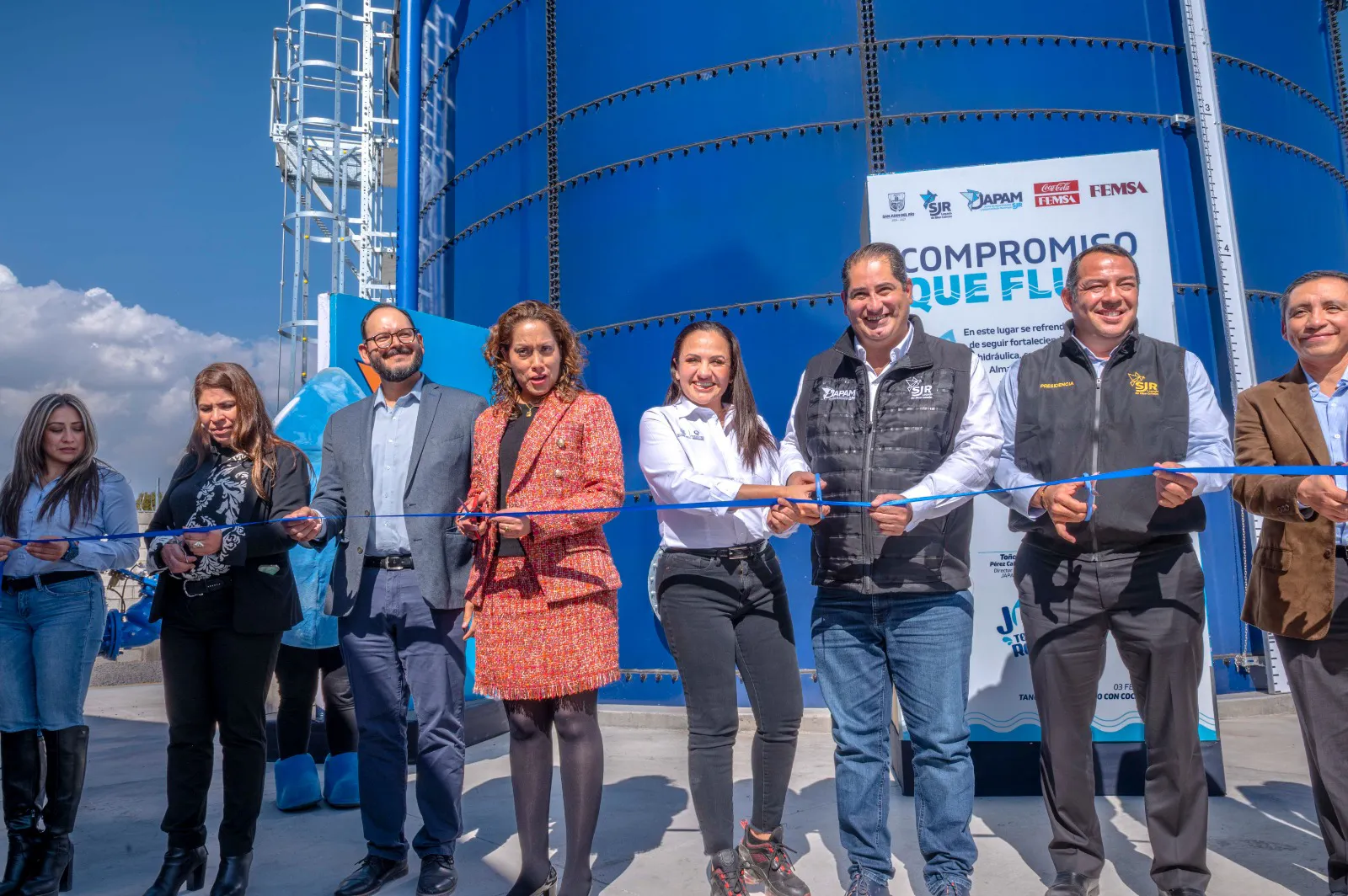 Coca-Cola FEMSA fortalece infraestructura hidráulica en San Juan del Río