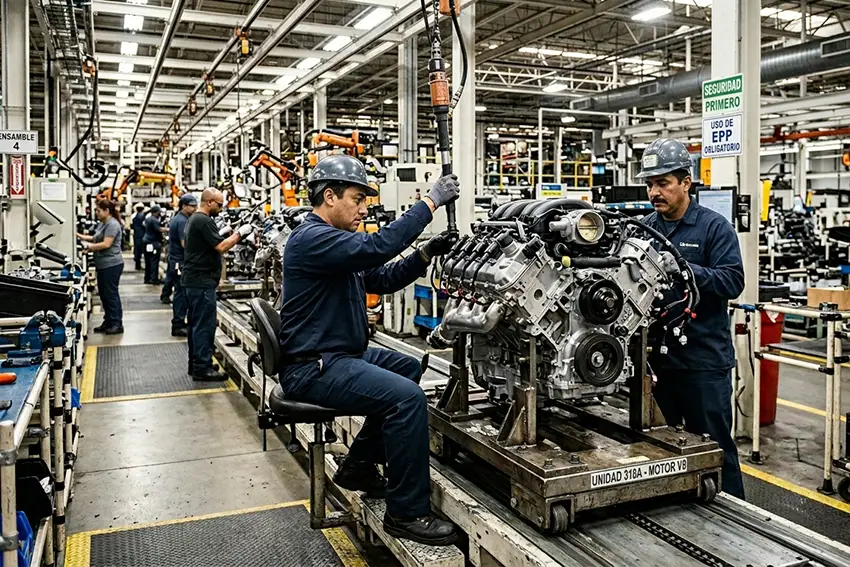 Industria mexicana de autopartes reafirma su papel clave en la cadena automotriz de Norteamérica