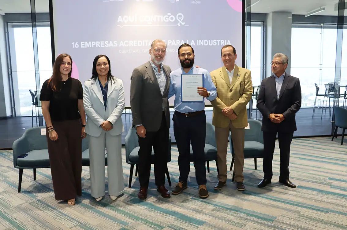 AMIQRO y Sedesu reconocen a empresas que fortalecen la proveeduría industrial de Querétaro