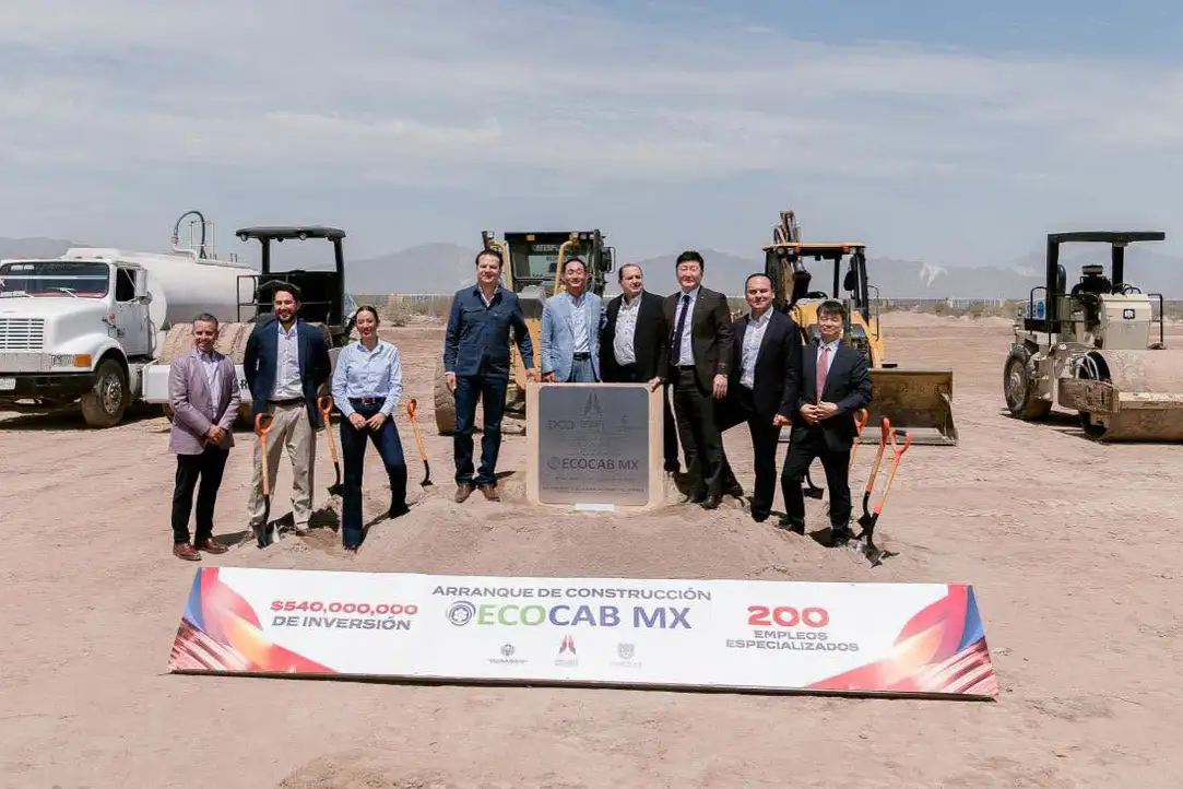 EcoCab Co. invertirá 540 MDP en Durango para fortalecer la cadena de suministro automotriz de Norteamérica