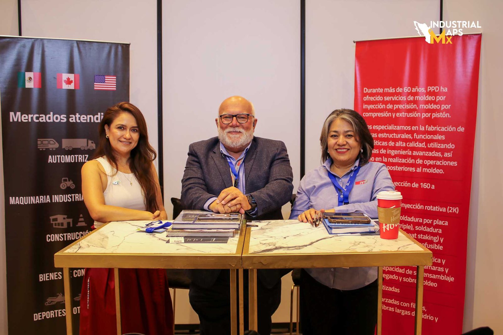 Representantes de empresas participantes durante el Encuentro Industrial Querétaro 2026