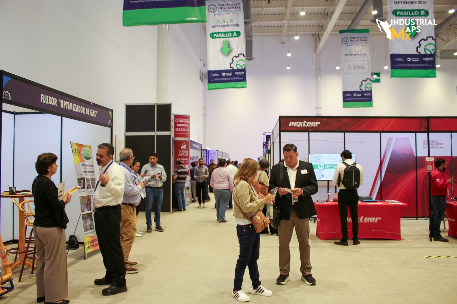 Área de exposición del Encuentro Industrial Querétaro 2026